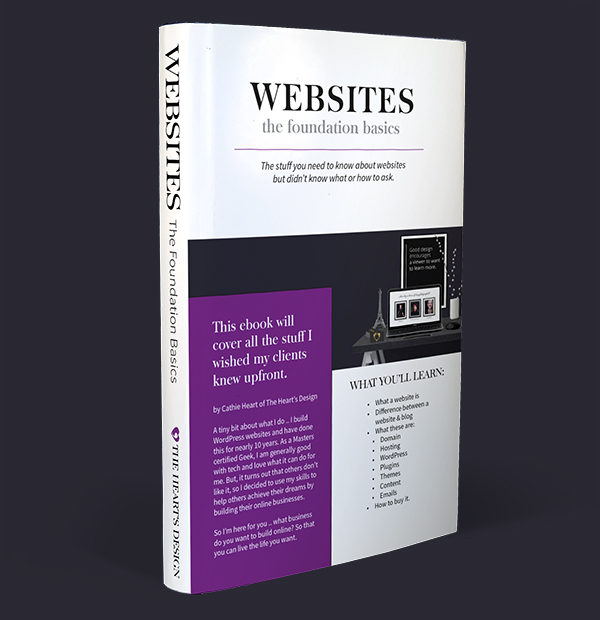 Website Foundation Basics – we wrote an ebook!