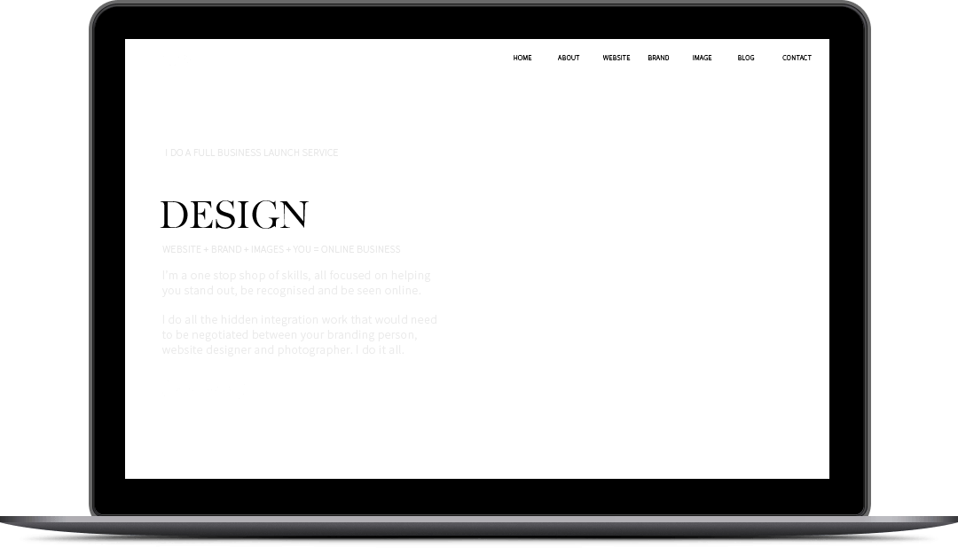 laptop front businessdesign